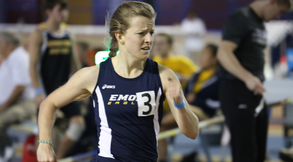 Sophomore Kellie Harunk runs at the Emory Crossplex Invitational. Certain Eagles will travel to either Eastern Tennessee State University or the University of South Carolina. | Courtesy of Emory Athletics.