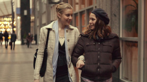 Greta Gerwig and Lola Kirke star in the comedy film "Mistress America," directed by Noah Baumbach.