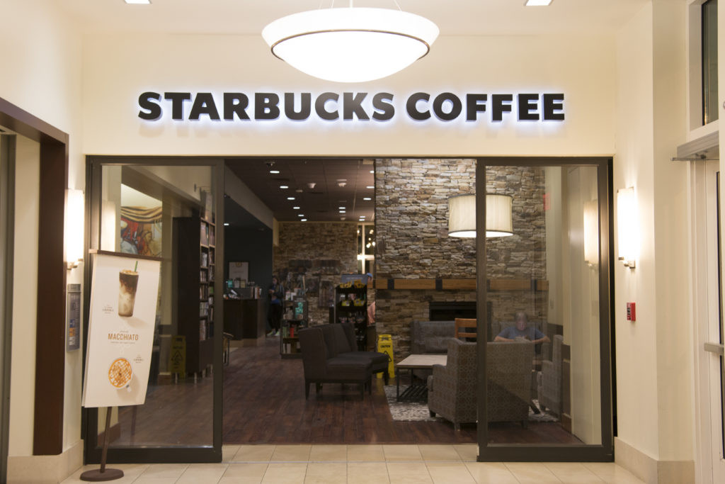 The Starbucks on Oxford Road will undergo renovations this summer to accommodate increased traffic from Kaldi's in the soon-to-be demolished Dobbs Univeristy Center (DUC)./Ruth Reyes, Photo Editor