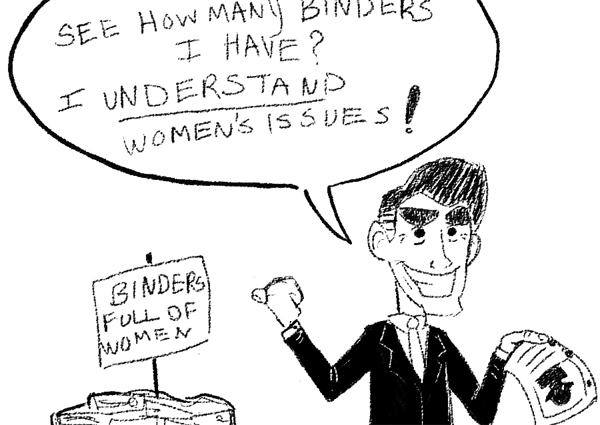 Binders Full of Trouble for Romney
