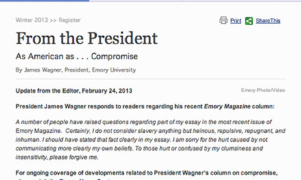 Wagner’s Full Response to Column Taken Down