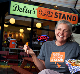 Midnight Snacks: Delia’s Chicken Sausage Stand