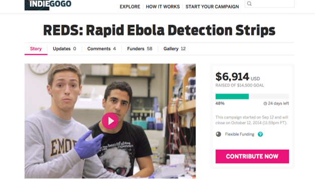 Students Invent Ebola Detection Strips