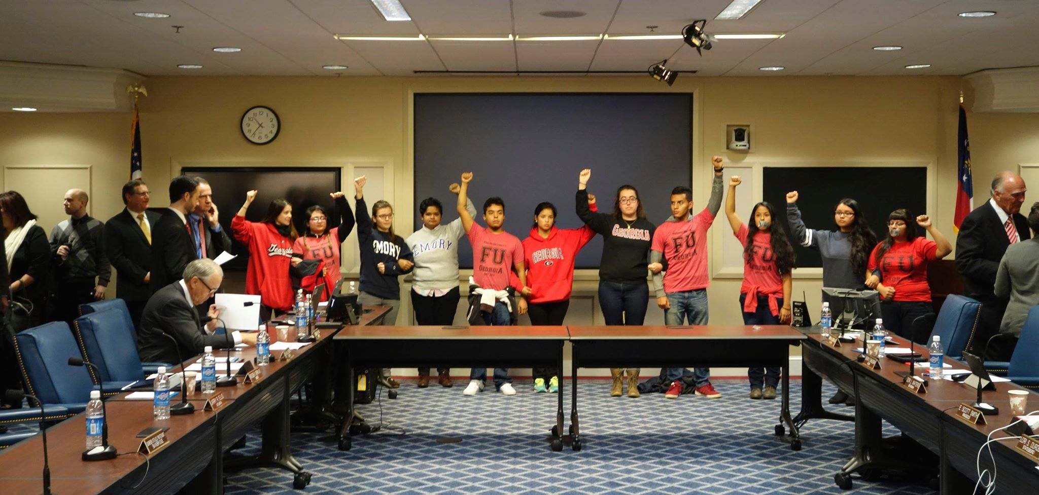 Emory Students Join in Protest at Board of Regents Meeting