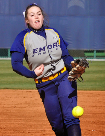 Softball Sweeps Opening Event