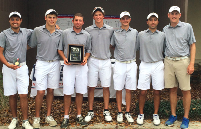 Emory Golf defends UAA Title