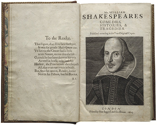Emory to Host  Shakespeare’s First Folio