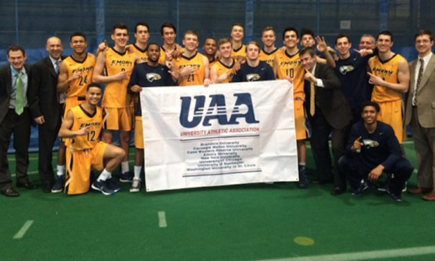 Emory men’s team wins UAA title