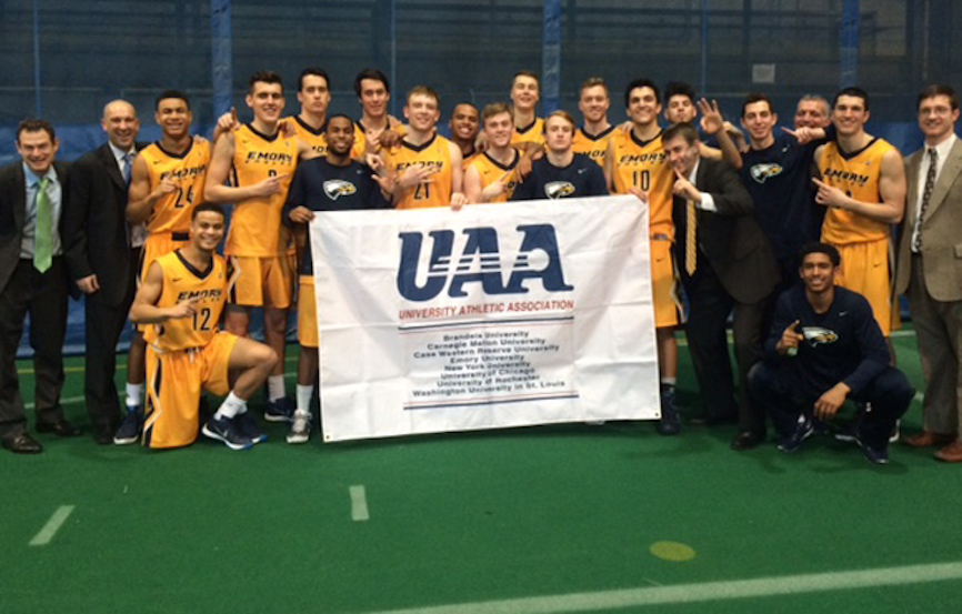 Emory men’s team wins UAA title