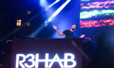 DJ R3hab Attempts to Pump Up the Crowd
