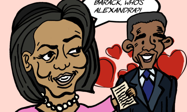 Cartoon: Young Obama’s Letters Acquired by Rose Library