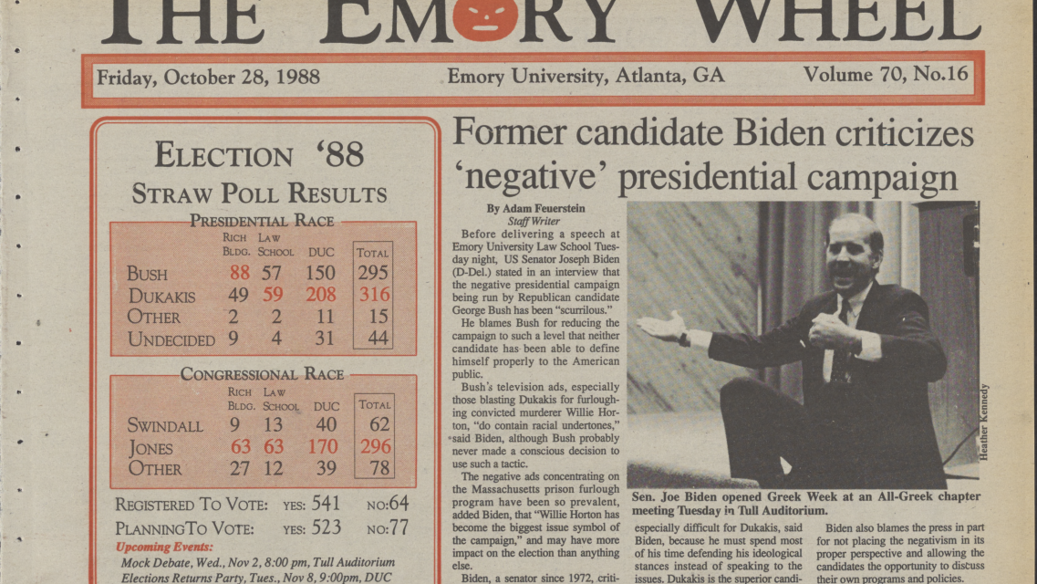 From the Archives: Former Candidate Biden Criticizes ‘Negative’ Presidential Campaign