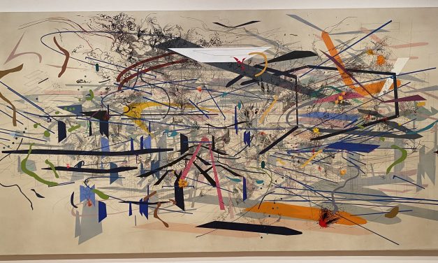 Mehretu Molds Geography, Color and Architecture at the High