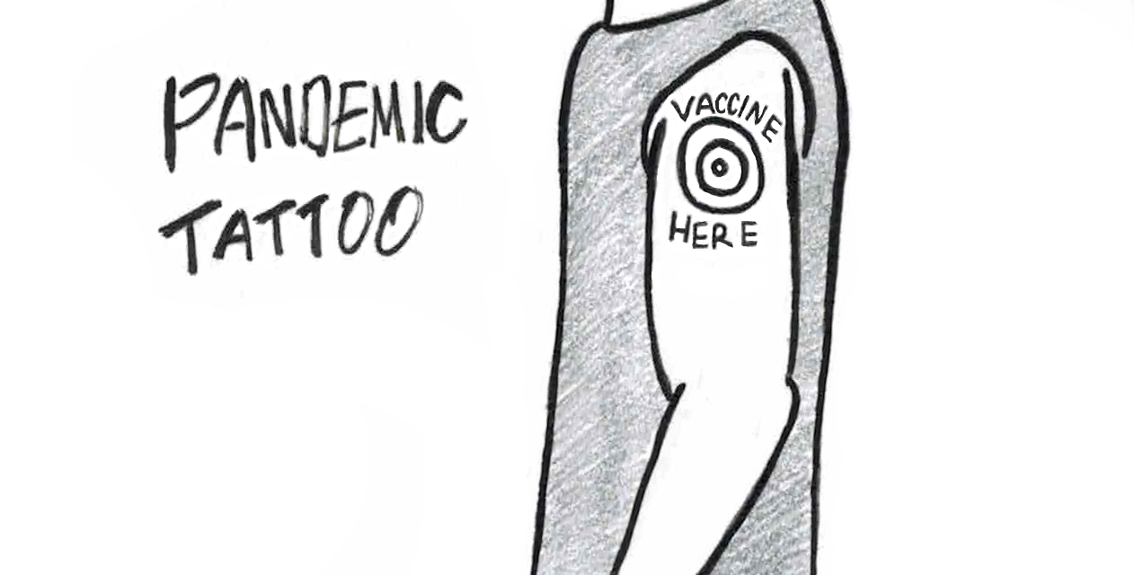 Cartoon: Pandemic Tattoo