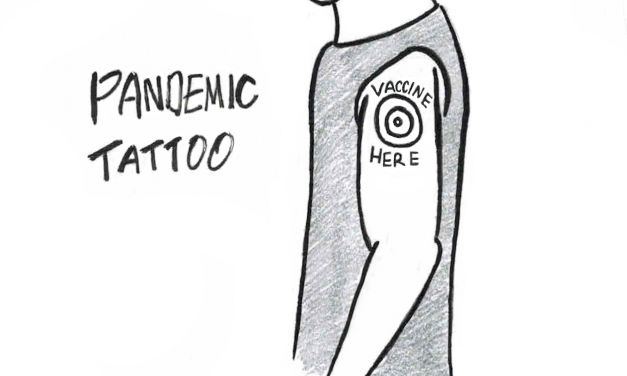 Cartoon: Pandemic Tattoo