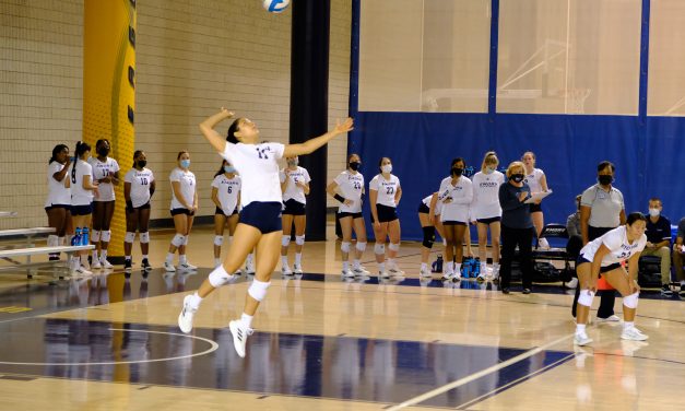 Volleyball improves to 19-3 following sweep at R-MC Invitational