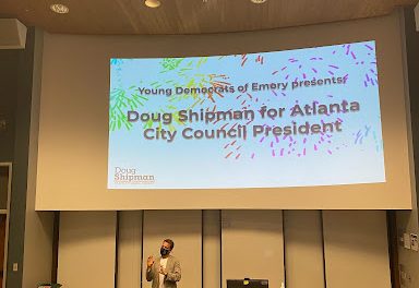 Atlanta City Council President Candidate Doug Shipman visits campus