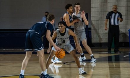 Guard Romin Williams reflects on breaking Emory’s all-time three-point record