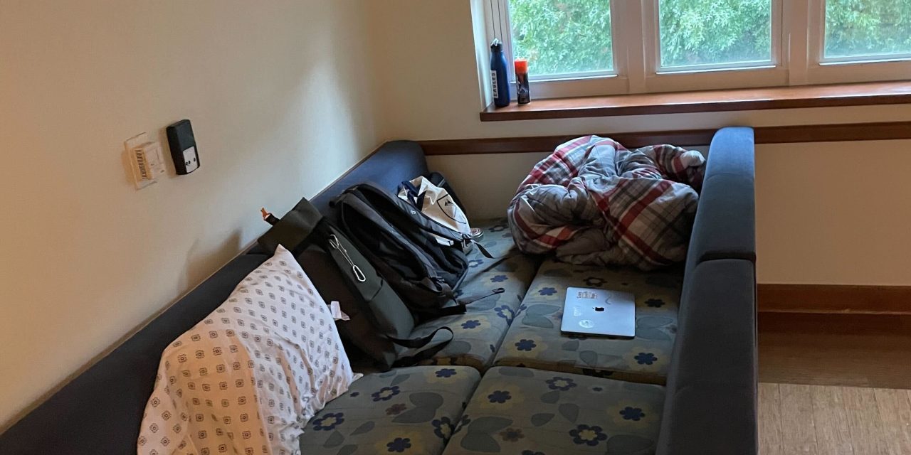 Camping out: one student’s makeshift fall during COVID-19