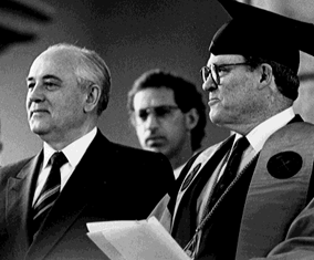 University professor remembers Gorbachev, recipient of honorary law degree, as ‘the most consequential man in the late 20th century’