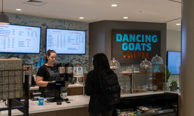 Dancing Goats Coffee opens at Rollins, accompanies student studying space