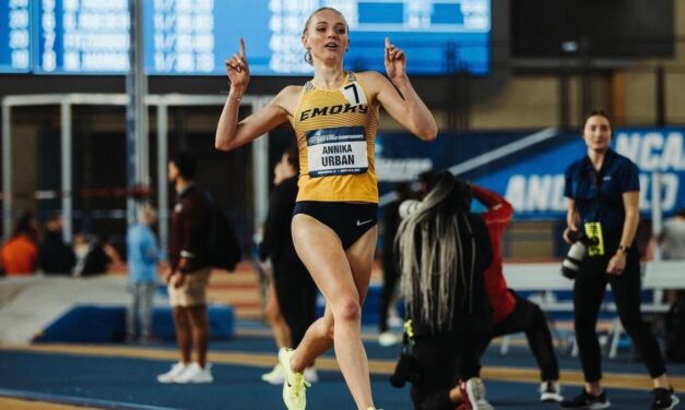 Urban’s record-breaking mile takes first at nationals 