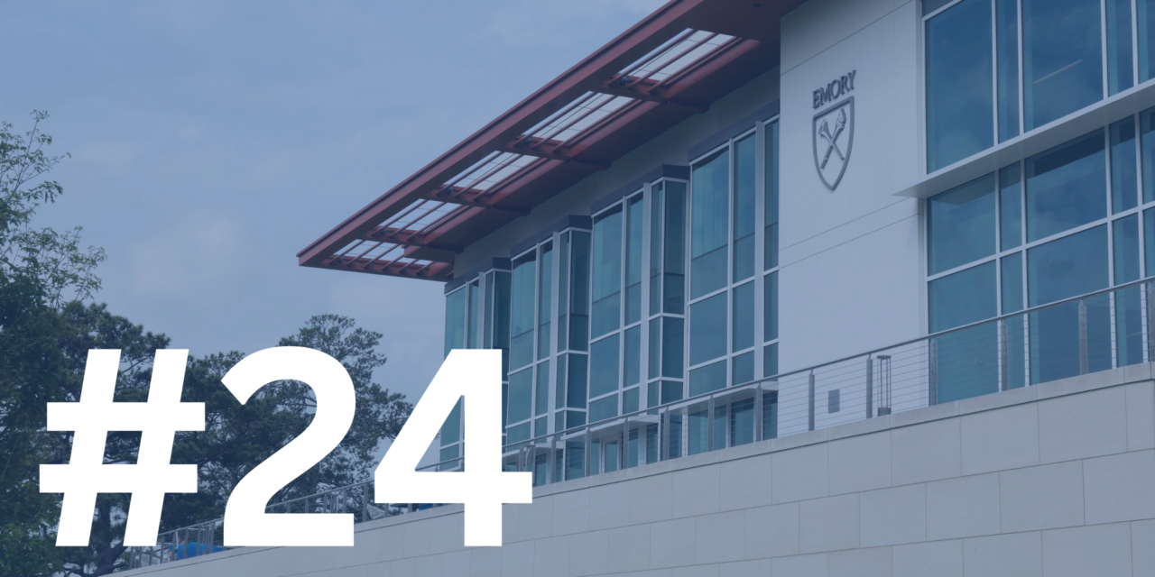 Emory ranks No. 24, dropping for second consecutive year