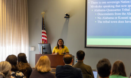 Emory hosts Mvskoke language teacher in continuation of relationship with Muscogee Nation