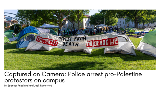 Captured on Camera: Police arrest pro-Palestine protestors on campus