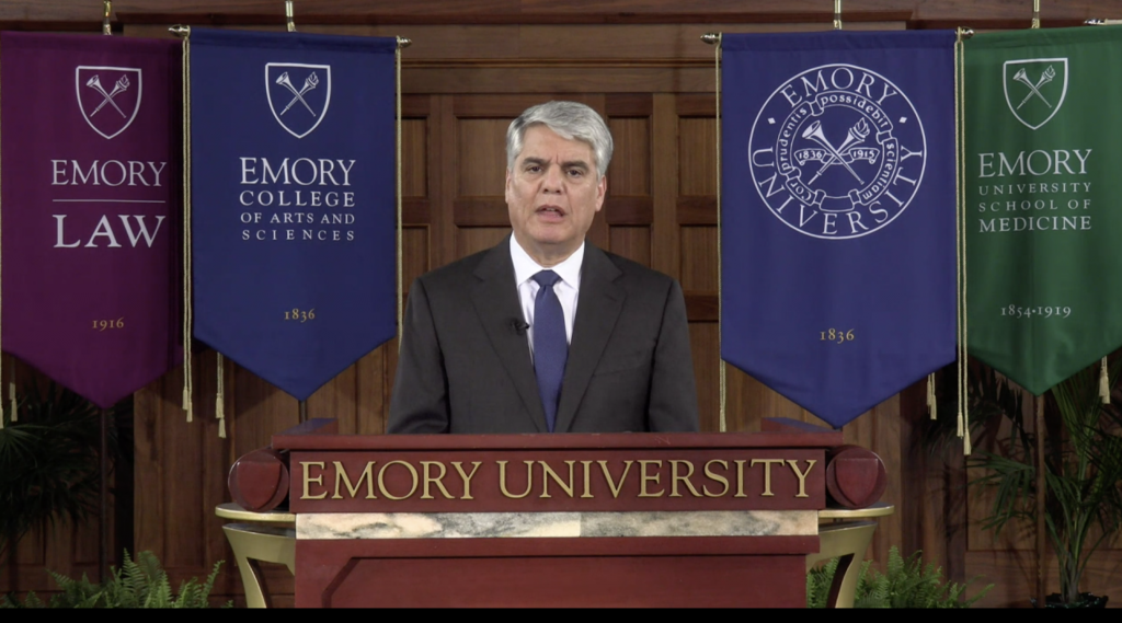 Emory College faculty vote ‘no confidence’ in Fenves